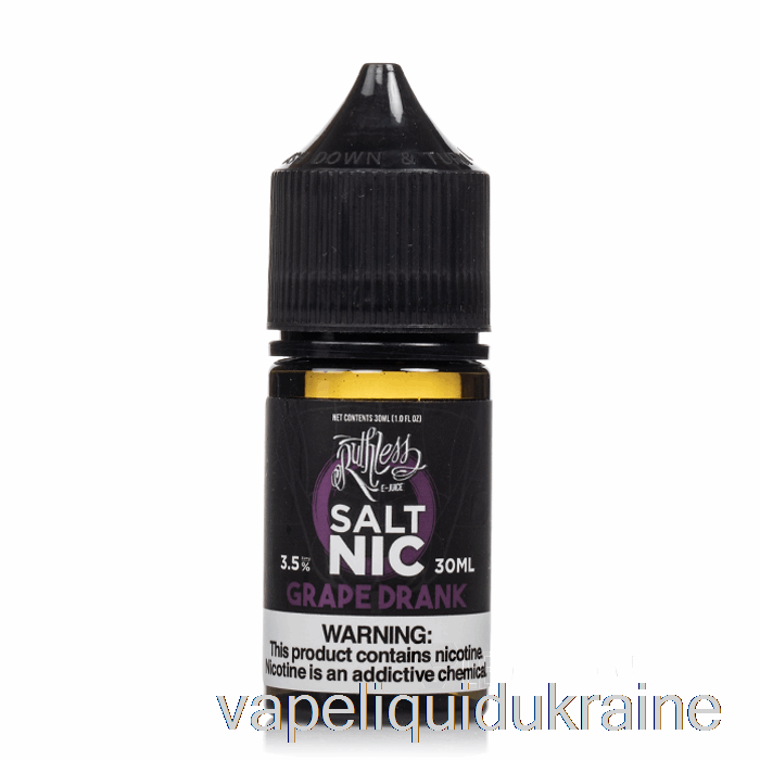 Vape Liquid Ukraine Grape Drank - Ruthless SALT - 30mL 10mg